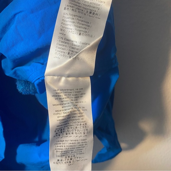 Kenzo Crossed Logo Blue Little X Sport Button Down Shirt Mens XS - Picture 8 of 9